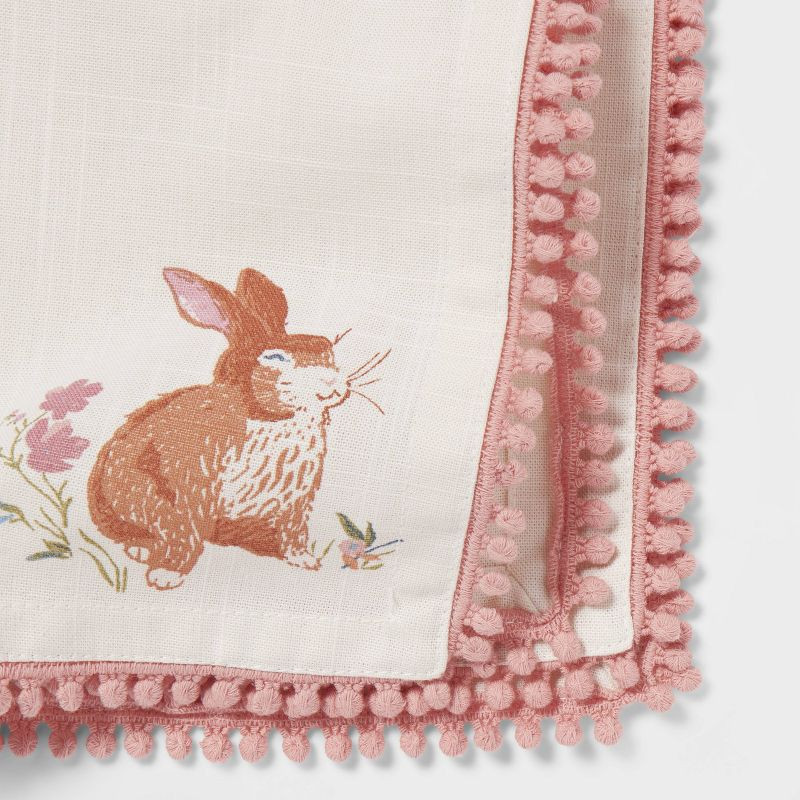 2pk Cotton Bunny Napkins - Threshold™ | Target