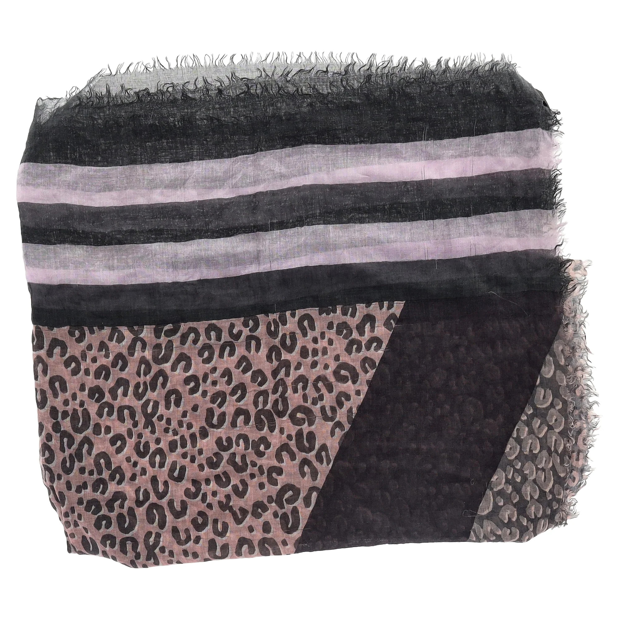 Louis Vuitton Stole Scarf in Animal Print Cashmere | Shop Simon