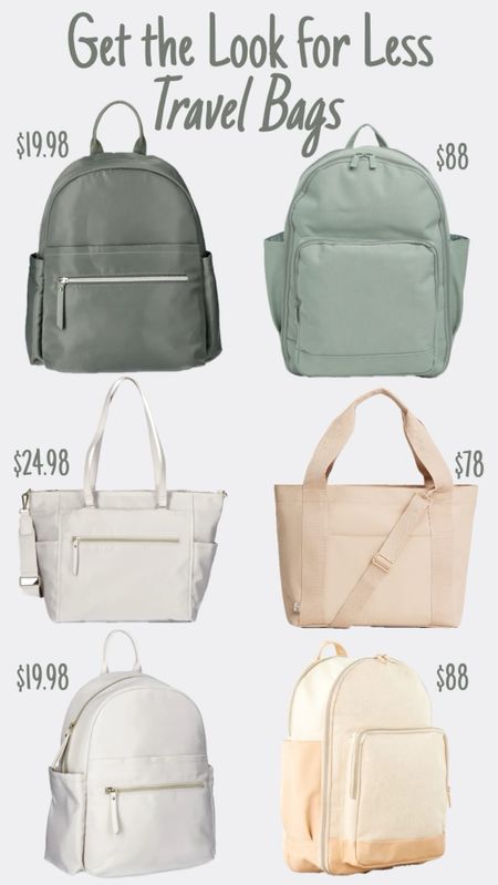 Get the Look for Less: Travel bags! These Beis bags are so popular, and the new Walmart bags are just as cute but cost much less! I love how both backpacks have spots for bottled water or drinks and the totes have shoulder straps and a crossbody strap. Either of these would make great carryon bags or diaper bags!
…………
carryon bags carryon backpack best travel bag under $100 best travel bag under $20 beis dupe béis dupe beis backpack beis duffle bag beis tote walmart backpack nylon backpack diaper bag under $20 diaper bag under $50 travel essentials spring break essentials crossbody bag under $20 crossbody under $20 purse under $20 black tote black backpack cream backpack cream tote lululemon dupe beis sport sling beis carry on roller revolve finds revolve under $100 walmart new arrivals walmart under $20 carryall 

#LTKtravel #LTKitbag #LTKbaby