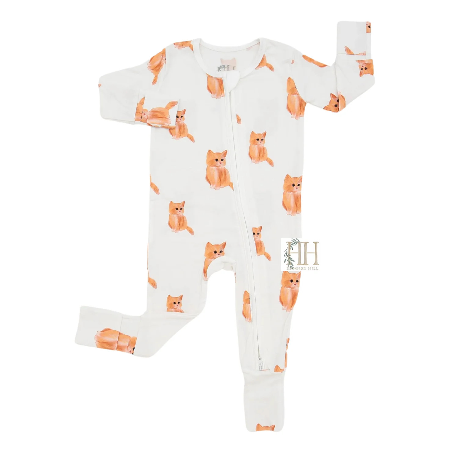 Furever Friend Double Zipper Romper | Hamner Hill