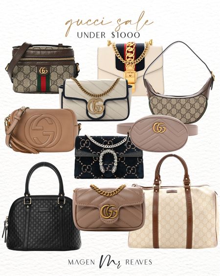 Huge Gucci sale happening right now! All of these bags are under $1000

#LTKsalealert #LTKitbag #LTKSeasonal
