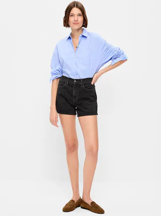 High-Waisted Wow Jean Shorts -- 4-inch inseam | Old Navy (US)