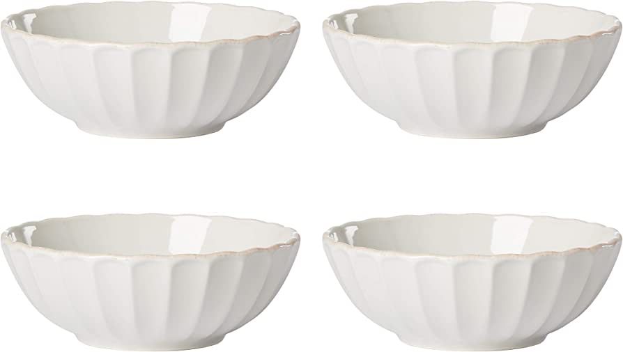 Lenox French Perle Scallop 4-Piece Bowl Set, 4.00 LB | Amazon (US)