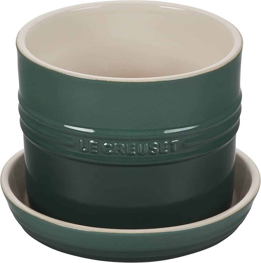 Le Creuset Stoneware Herb Planter, 5.5 Inches, Artichaut | Amazon (US)