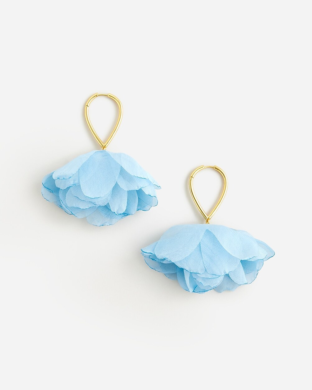 Flower appliqué drop earrings | J. Crew US