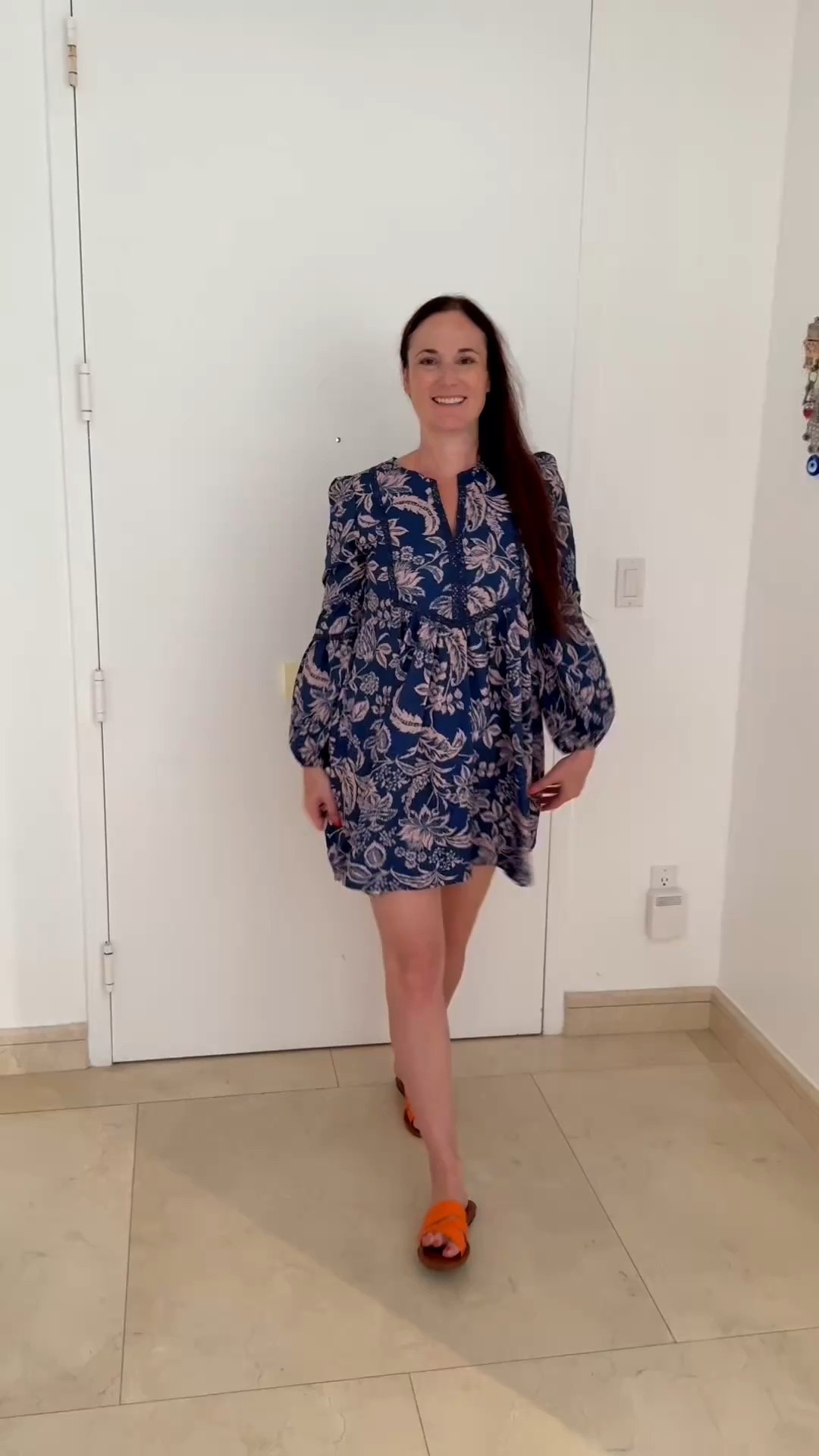 This Rusttydustty dress is such a pretty fall find. I love the rich blue floral print and flowy fit. Easy to dress up with boots for the perfect fall look.

#LTKmomlife #LTKdayinmylife #LTKSeasonal