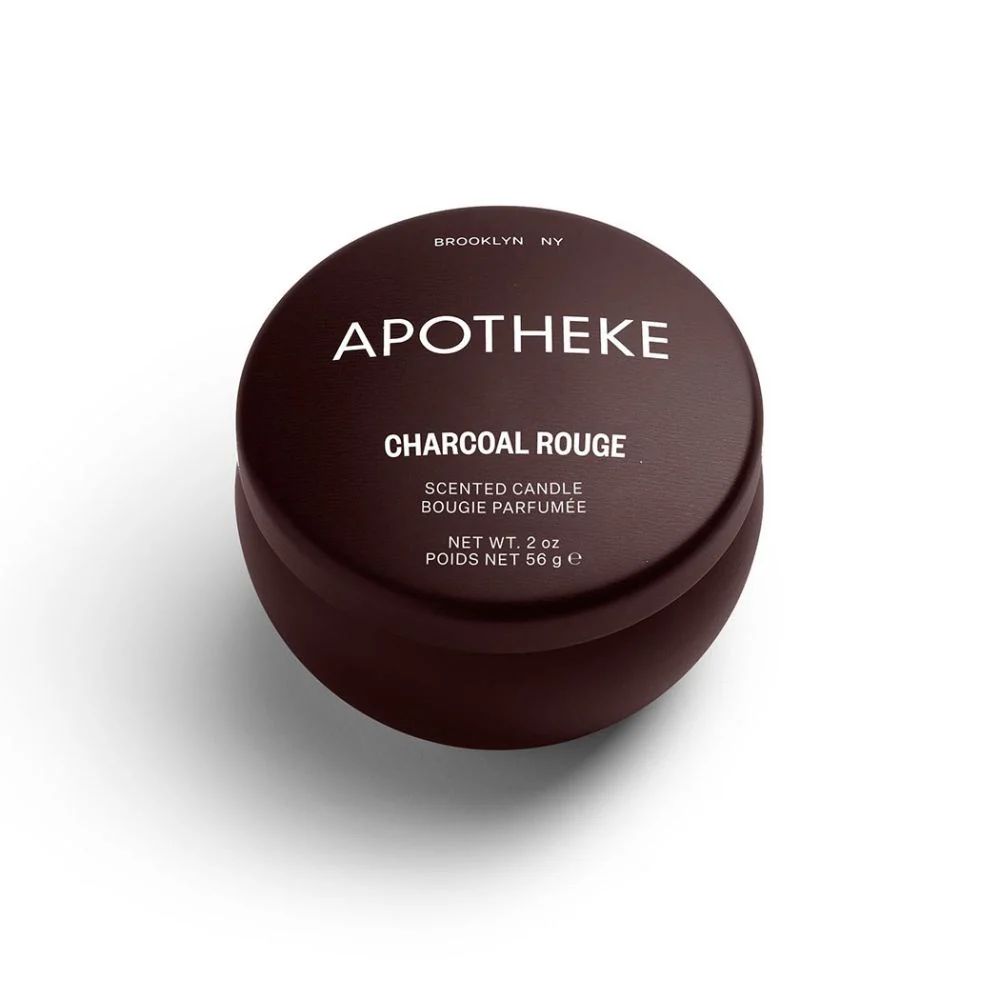 Charcoal Rouge Mini Candle Tin | Apotheke Co