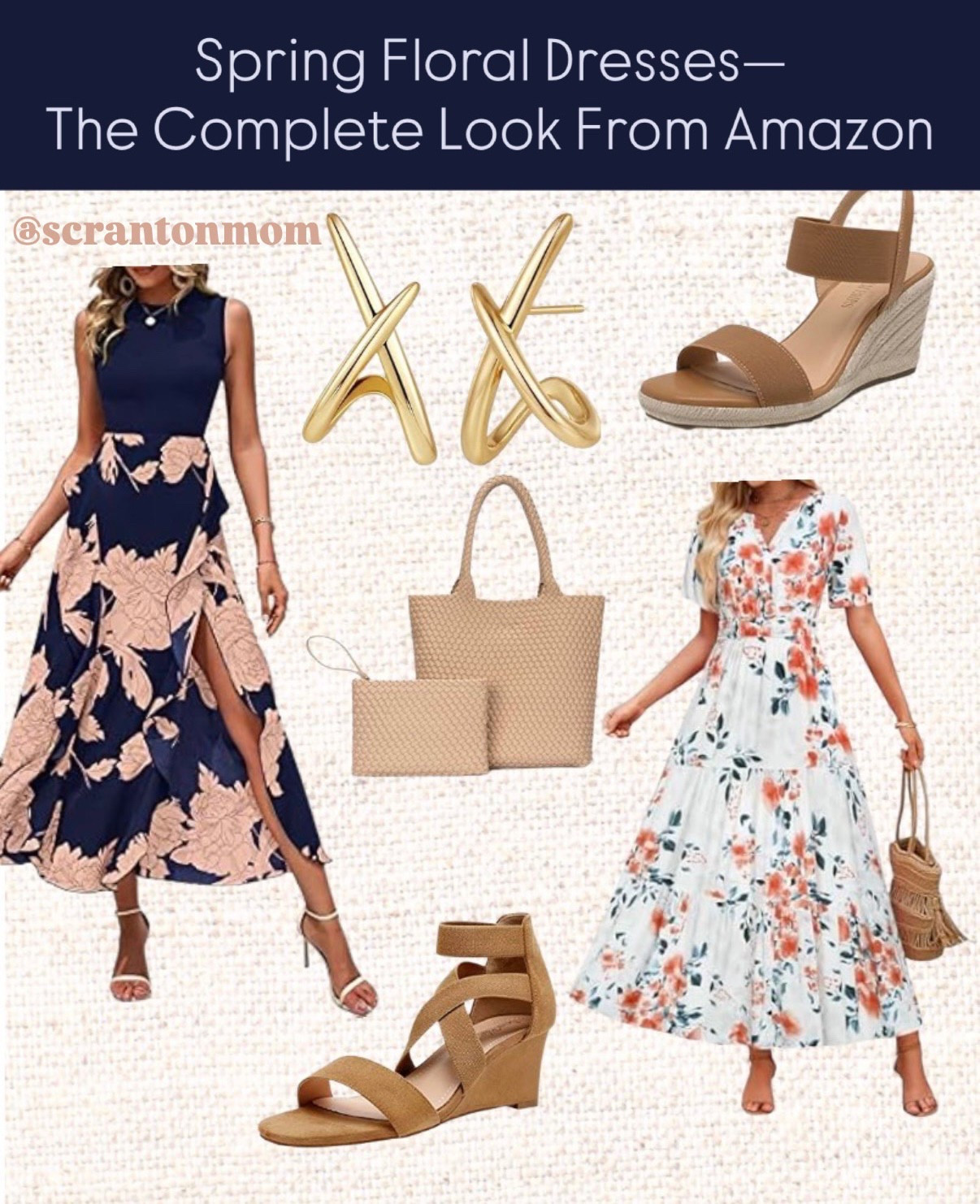 Love these Amazon spring outfit ideas using two floral dresses plus accessories that pull everything together — statement earrings, a neutral bag, and shoe options so you can dress the look up or down.

Perfect for:
• spring events
• brunch outfits
• casual date nights
• warm-weather travel

Everything is linked here on LTK 🤍

#LTKTravel #LTKSaleAlert #LTKootd