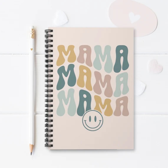 Mama Notebook Groovy Mama Mama Gift Gift for New Mom Mom | Etsy | Etsy (US)