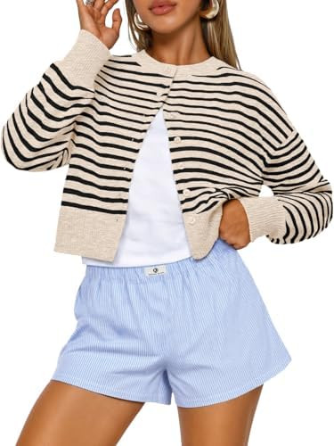 Trendy Queen Cropped Cardigan Sweaters for Women Fall Fashion Clothes 2026 | Amazon (US)