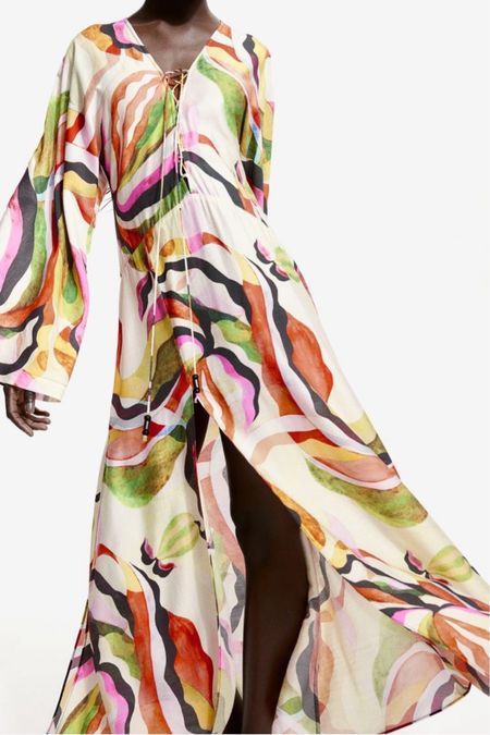 Colorful patterned maxi dress 

#LTKSeasonal #LTKstyletip #LTKfindsunder100