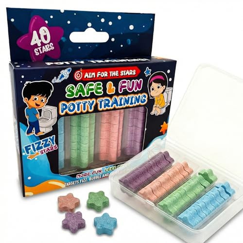 Fizzy Stars Potty Training Toilet Stars, Educational Reward, Potty Training, Toddler Potty, Potty Trainer, Potty Training Supplies, Potty Training Essentials, Easy Potty Training | Amazon (US)