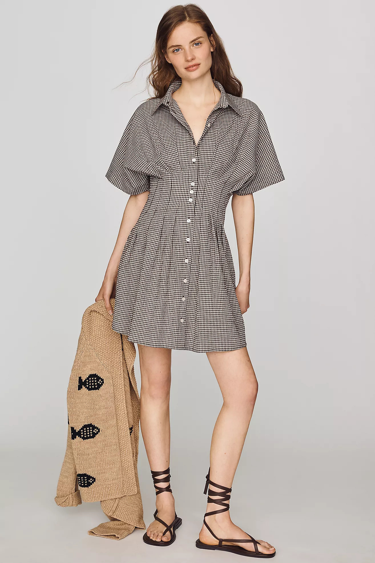 Tobie Mini Shirt Dress by Exquise | Anthropologie (US)