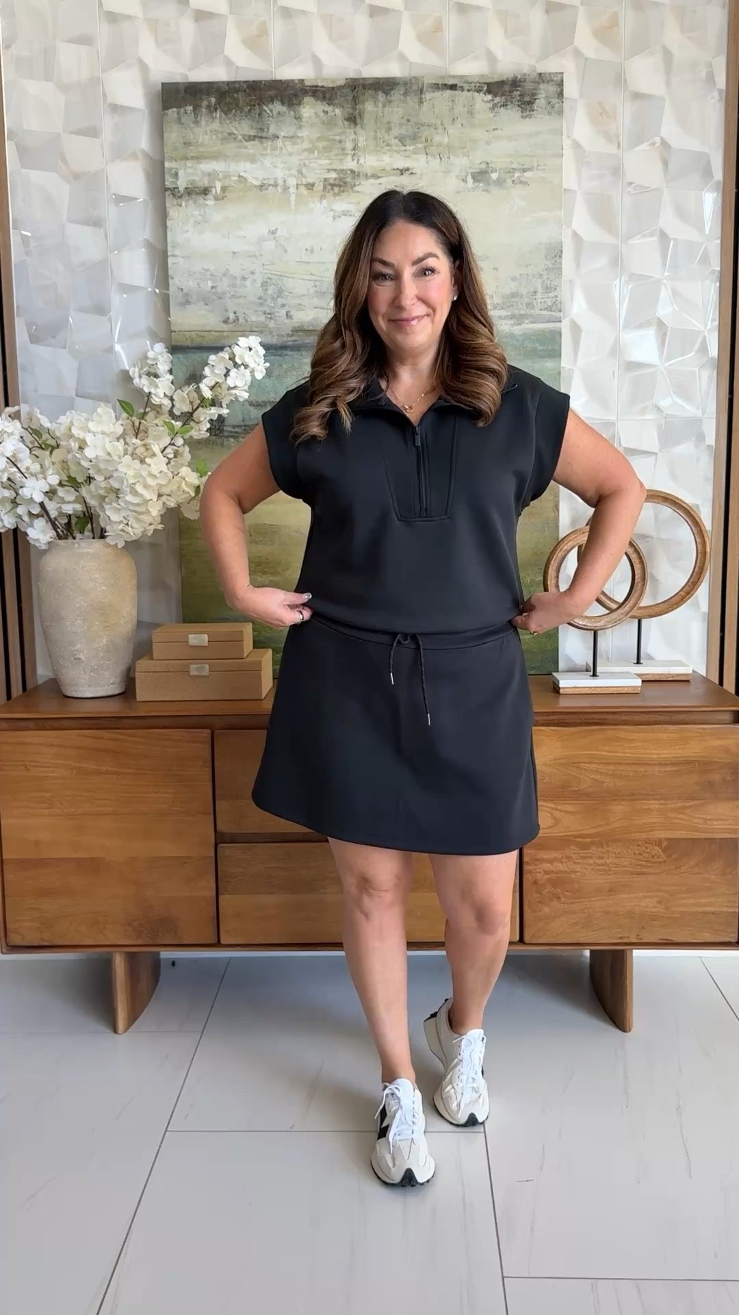 @Target  active skort and top are perfect for game days! Wearing large in top and skort

#LTKOver40 #LTKMidsize #LTKmomlife