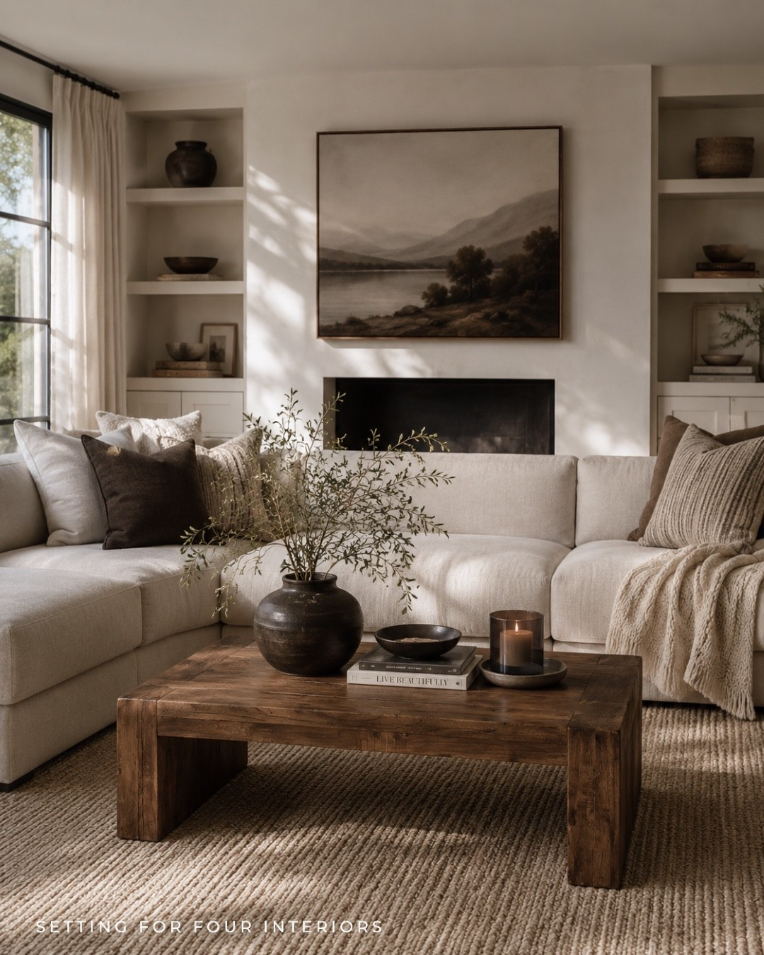 Cozy neutral living room and labor day sales! Neutral aesthetic, coffee table decor, wall art, rug, moody, earthy, autumn,, cozy living room decor, swivel chair, swivel kitchen counter stool, plaid, coffee table, wood, bedding, bedroom, brown, green, pillow, Amazon home, Pottery Barn style, Restoration Hardware, Arhaus style,

#LTKhome #LTKsale #LTKstyletip
