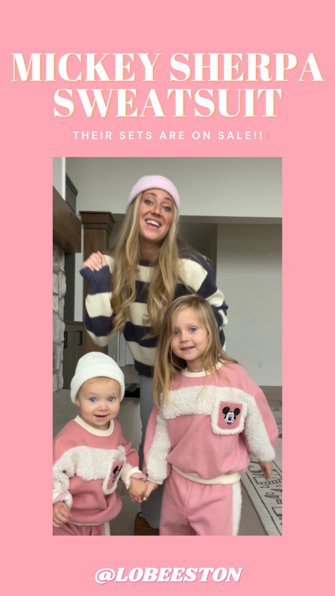 Mickey Sherpa sweat-sets linked!! 

Linked my sweater and jeans too! 