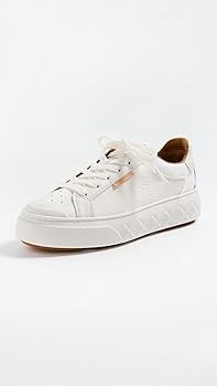 Amazon.com | Tory Burch Women's Ladybug Sneakers, White/White/White, 8 Medium US | Fashion Sneake... | Amazon (US)