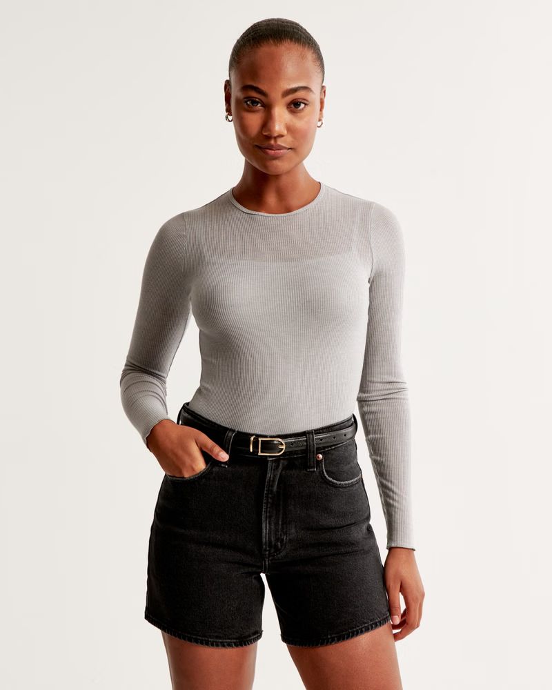 Women's High Rise Dad Short | Women's Bottoms | Abercrombie.com | Abercrombie & Fitch (US)