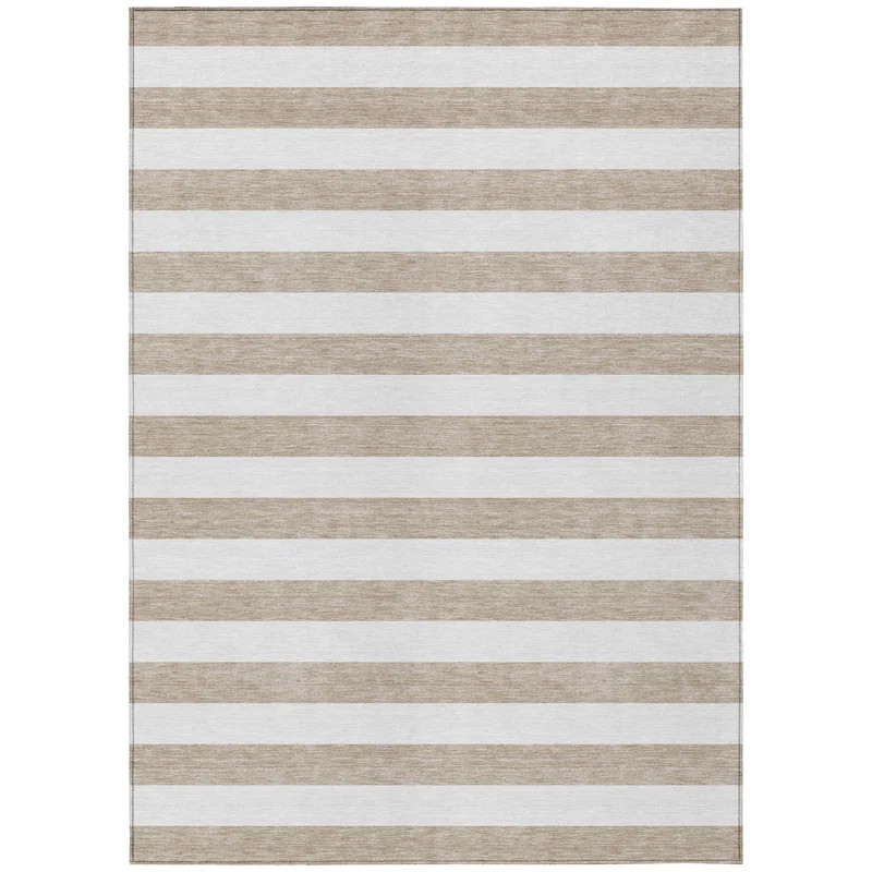 Performance Striped Indoor / Outdoor Rug | Wayfair North America