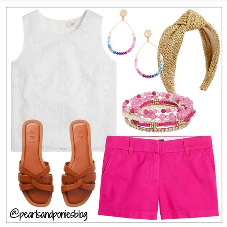 Spring Outfit Inspiration 🌸 Loving the pink accessories! 

#LTKfindsunder100 #LTKfindsunder50 #LTKover40
