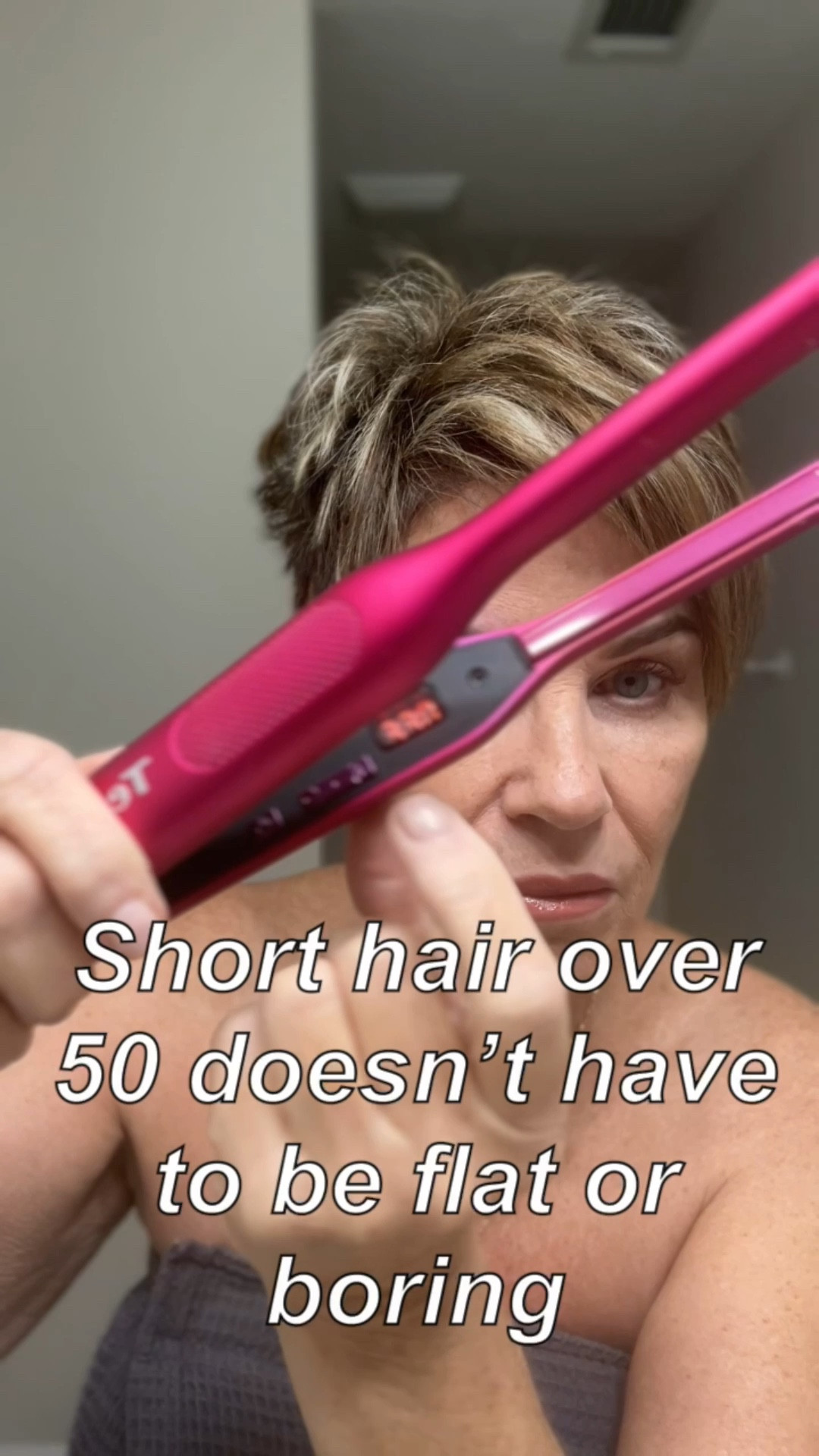 Short hair essential. This pencil iron is perfect for pixie cuts and short layers. Heats up fast, smooths cowlicks, and adds soft bend and shape without damaging fine hair. Great control for detail styling. #ltkover50 #ltkhair

#LTKFindsUnder100 #LTKBeauty