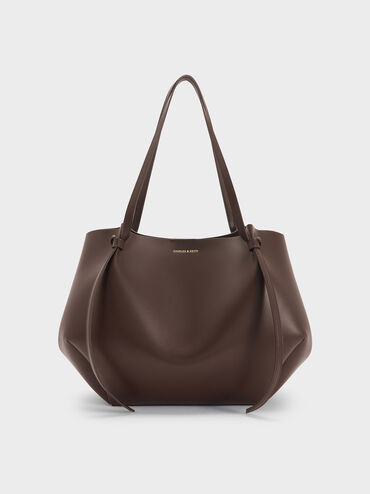 XL Calla Tote Bag
    
         - Espresso Brown | Charles & Keith UK