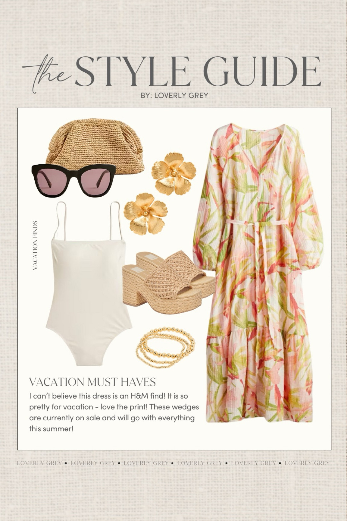 This is such a great vacation outfit! I love the print of this dress! 


Loverly grey, summer dress, vacation outfit, vacation dress 

#LTKSeasonal #LTKStyleTip