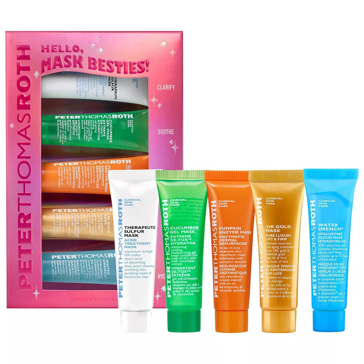Peter Thomas Roth Hello, Mask Besties! 5-Piece Mask Kit | Kohl's