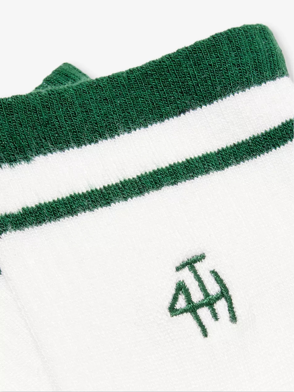 Sport logo-pattern cotton-blend knitted socks | Selfridges