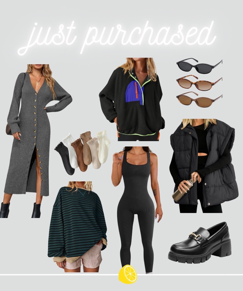 fall trends free people dupe oversized puffer vest platform loafers amazon style finds ruffle lettuce edge ankle socks oval sunglasses sweater dress duster cardigan maxi dress workout active jumpsuit Sherpa fleece pullover quarter zip fall jackets

#LTKSeasonal #LTKStyleTip #LTKFindsUnder50