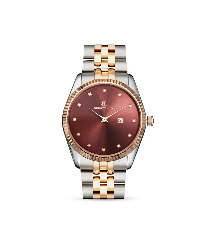 Mini Two Tone Mocha Belgravia 30 Watch | Abbott Lyon
