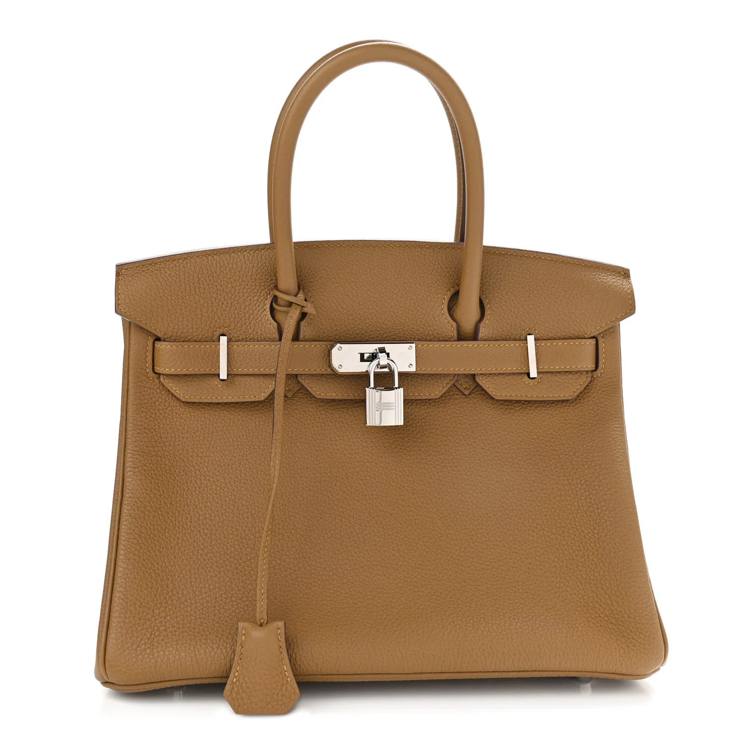 HERMES Togo Birkin Verso 30 Bronze Dore Bleu Brume | FASHIONPHILE | Fashionphile