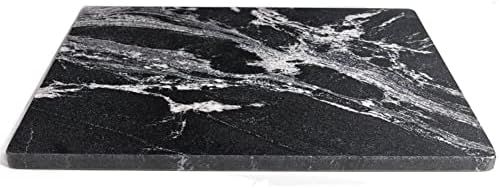Diflart Natural Black Marble Pastry and Cutting Board 16x20x4/5 Inch Heavy for Dough Chocolate Pa... | Amazon (US)