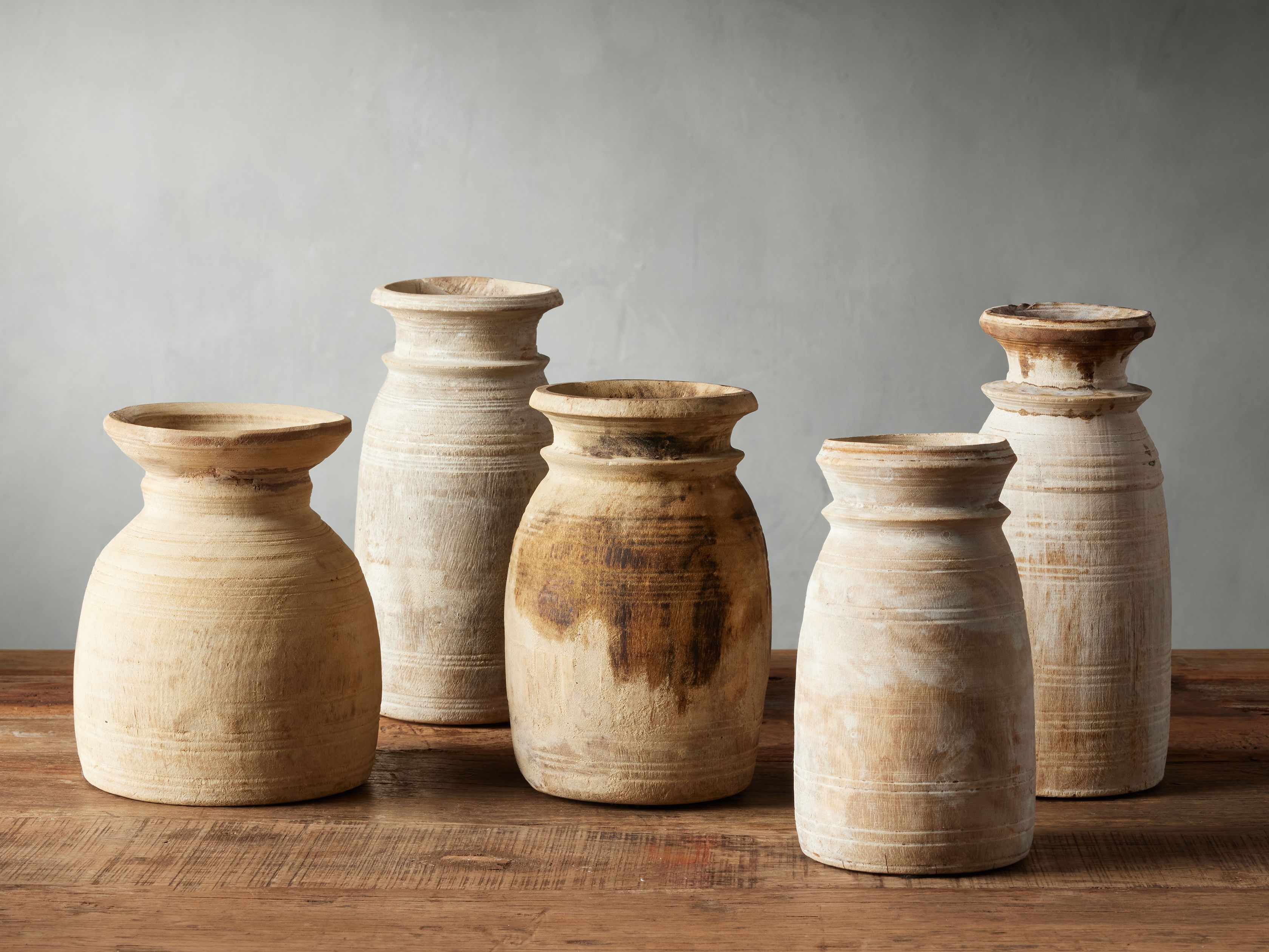 Reclaimed Wood Vase | Arhaus