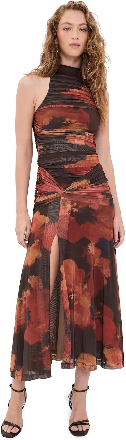 BARDOT Women's Natalya Mesh Midi Dress | Amazon (US)