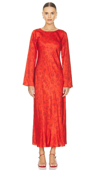 Keira Maxi Dress in Red Tulip | Revolve Clothing (Global)