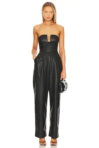 Faux Leather Jumpsuit | Revolve Clothing (Global)