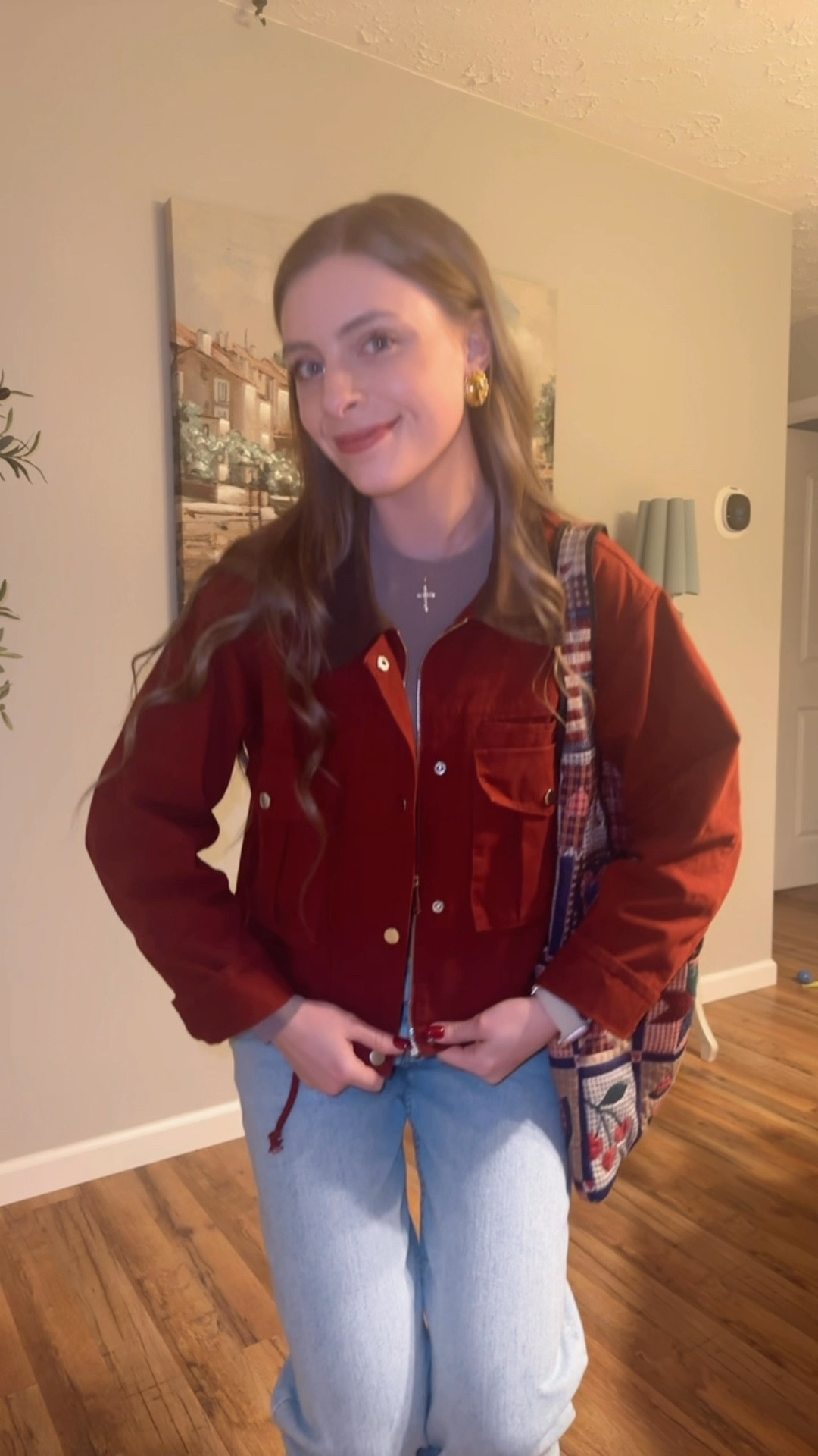 Reel 2/8/25

Cropped barn coat jacket, drawstring waist jacket, short chore coat, straight leg mom jean levi vintage, pink nike dunk low sneaker, quilted patchwork tote bag vintage, amazon fashion finds affordable, vintage secondhand thrift store finds, recycling and repurposing clothes, gold jewelry, affordable jewelry finds, mixing old with new pieces

#LTKStyleTip #LTKSaleAlert #LTKFindsUnder50