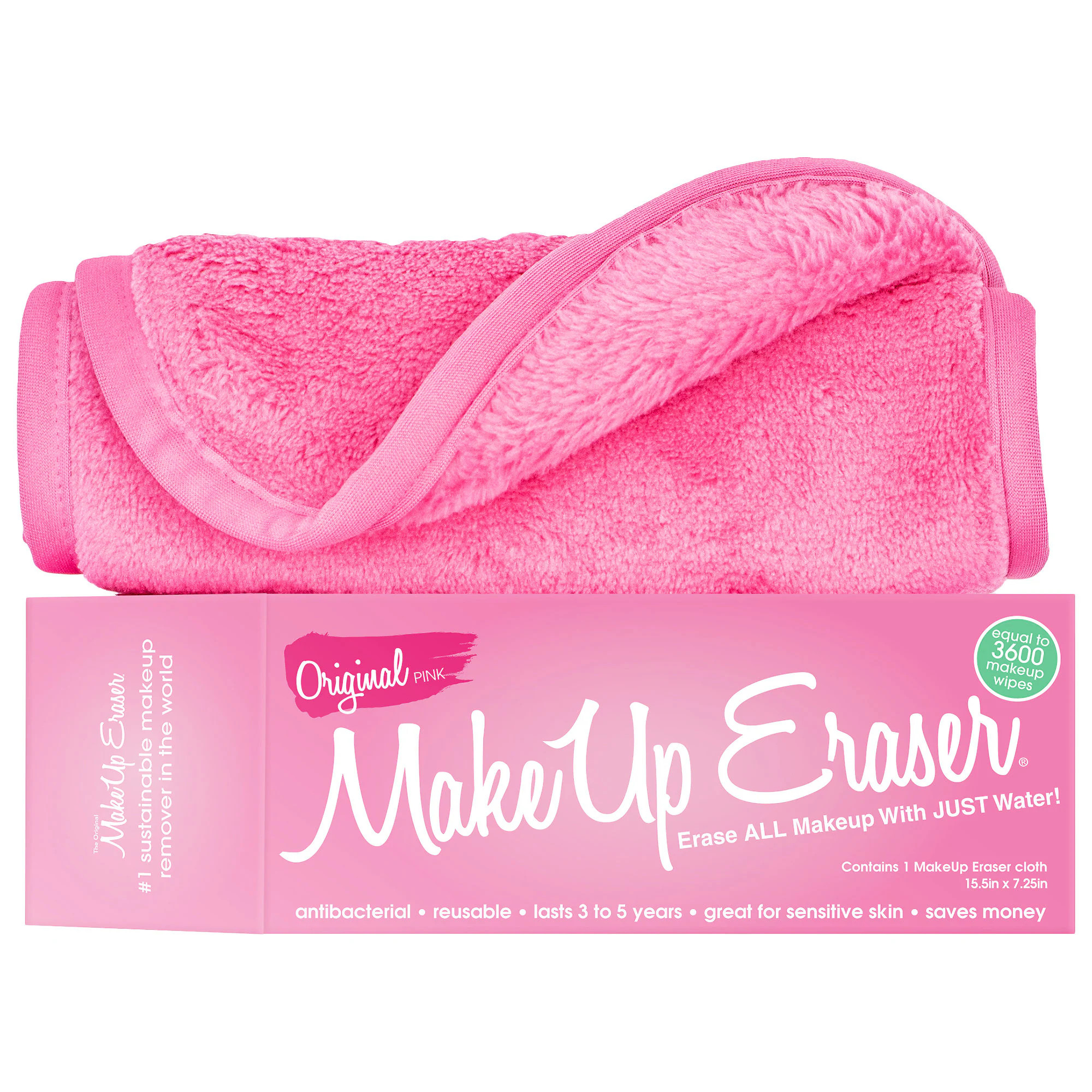 The Original MakeUp Eraser® Makeup Remover Cloth Pink 15.5 in x 7.25 in | Sephora (US)