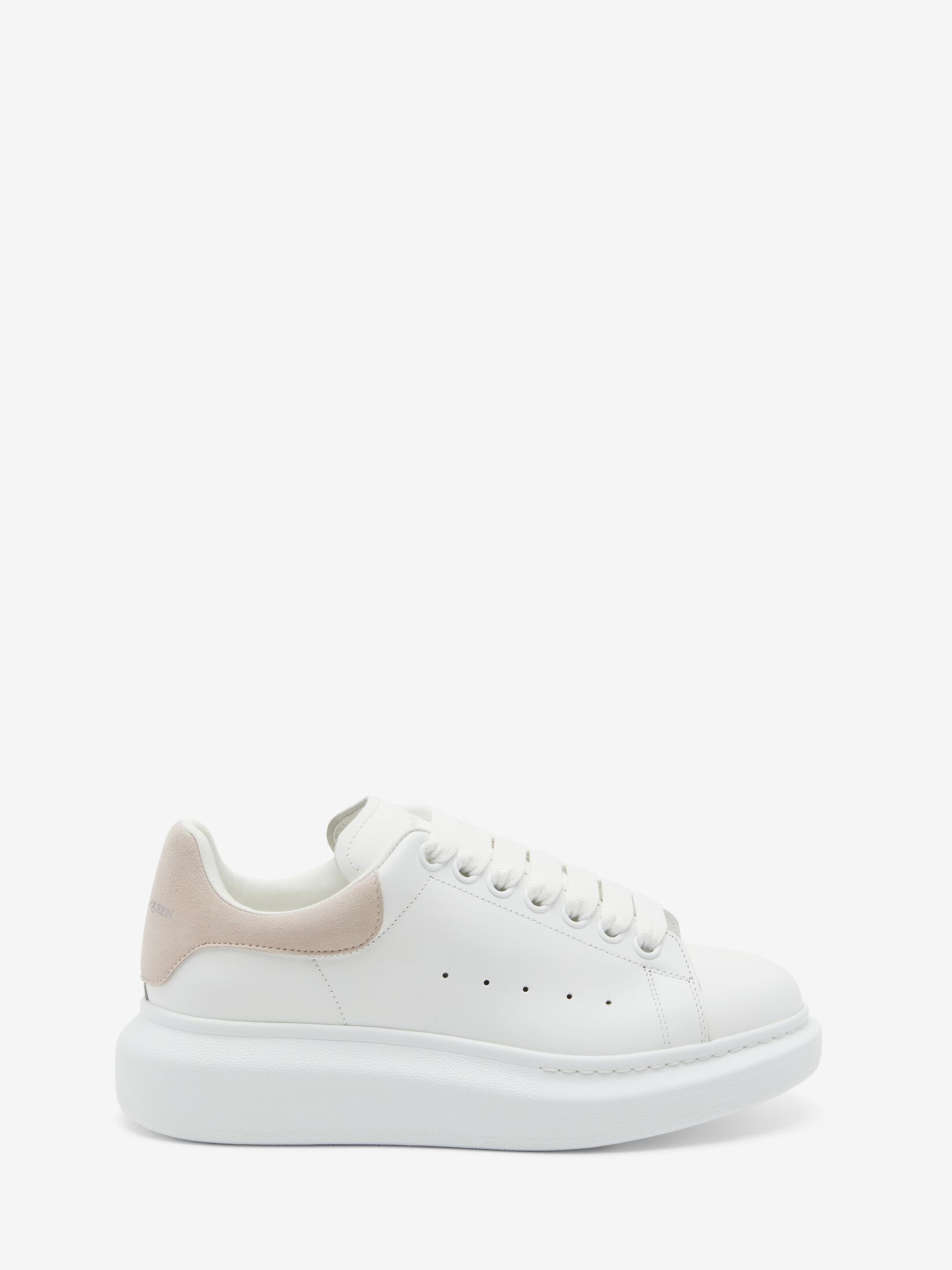 Women's Oversized Sneaker in White/Patchouli | Alexander McQueen