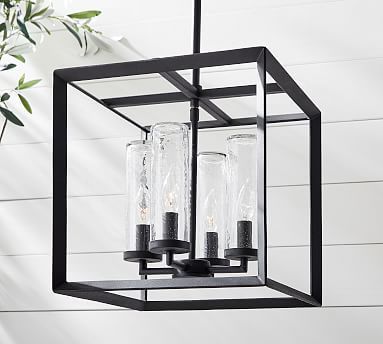 Sonora Indoor/Outdoor Clear Glass Pendant | Pottery Barn (US)