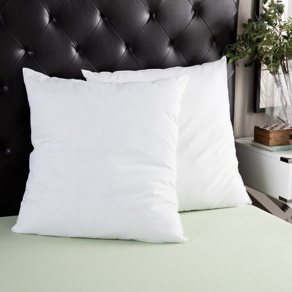 Splendorest Cotton 26-inch Euro Square Sham Stuffer Pillows (Set of 2) | Bed Bath & Beyond