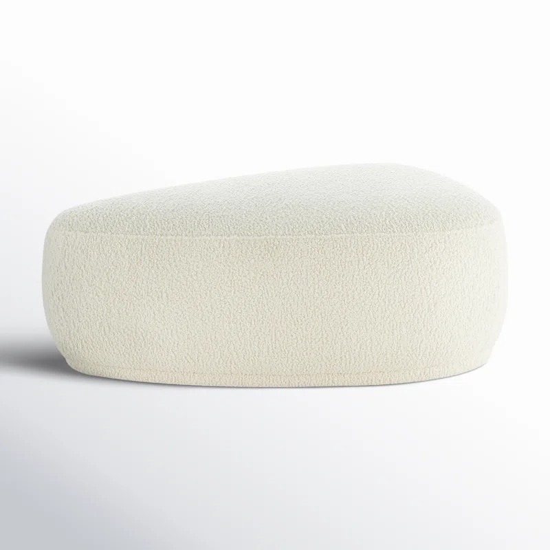 Adna 44'' Triangular Upholstered Ottoman | Joss & Main