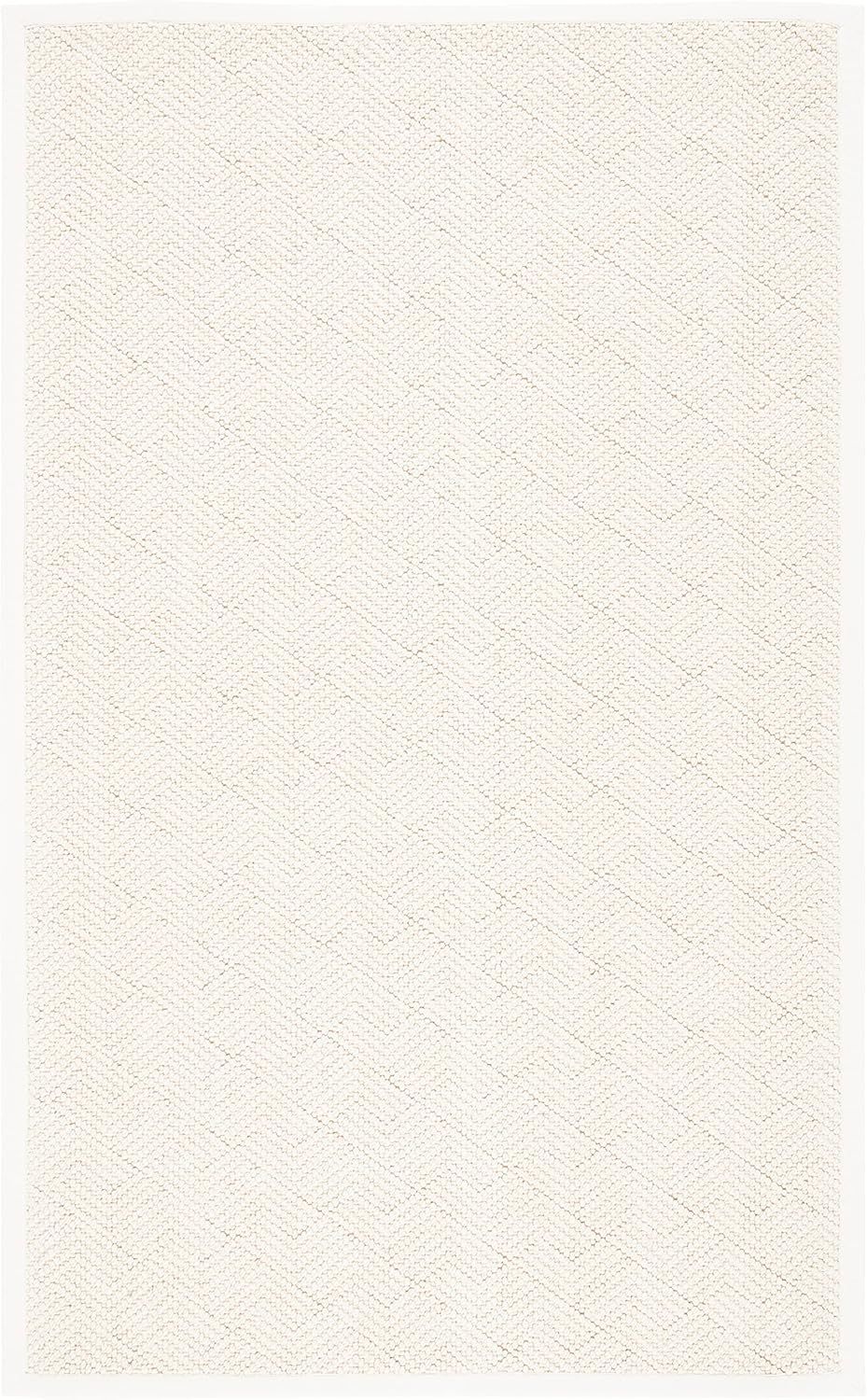 SAFAVIEH Natural Fiber Collection Accent Rug - 4' x 6', Ivory, Handmade Wool & Jute, Ideal for Hi... | Amazon (US)