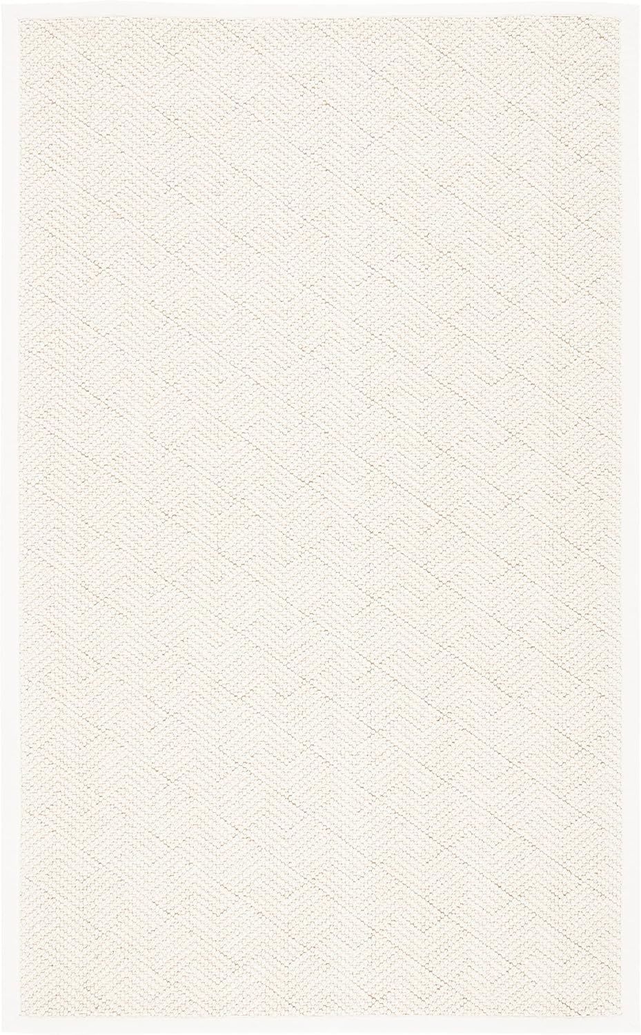 SAFAVIEH Natural Fiber Collection Accent Rug - 4' x 6', Ivory, Handmade Wool & Jute, Ideal for Hi... | Amazon (US)
