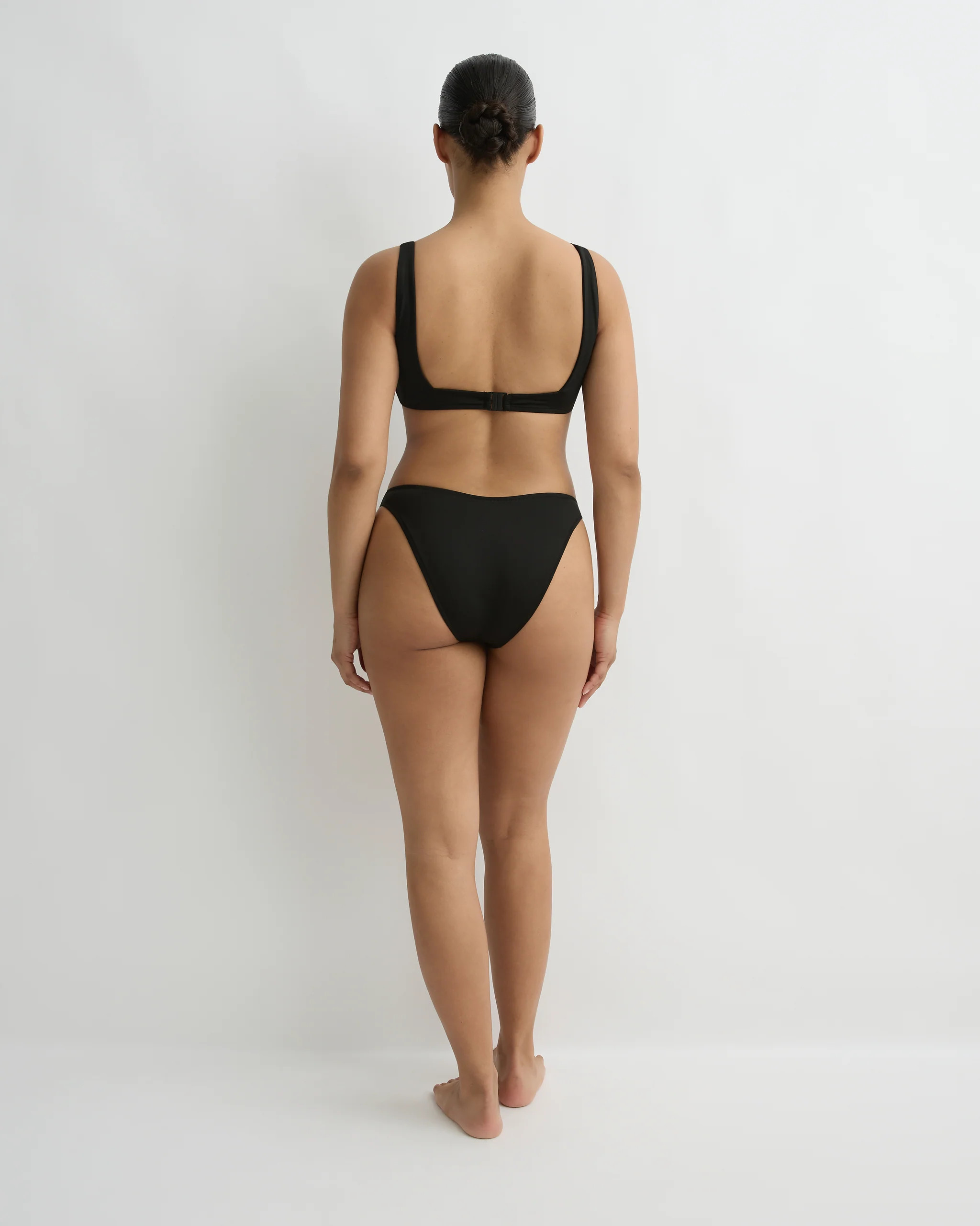 BONDI BORN® | Aria Bikini Top in Black | Designer Swimwear | BONDI BORN