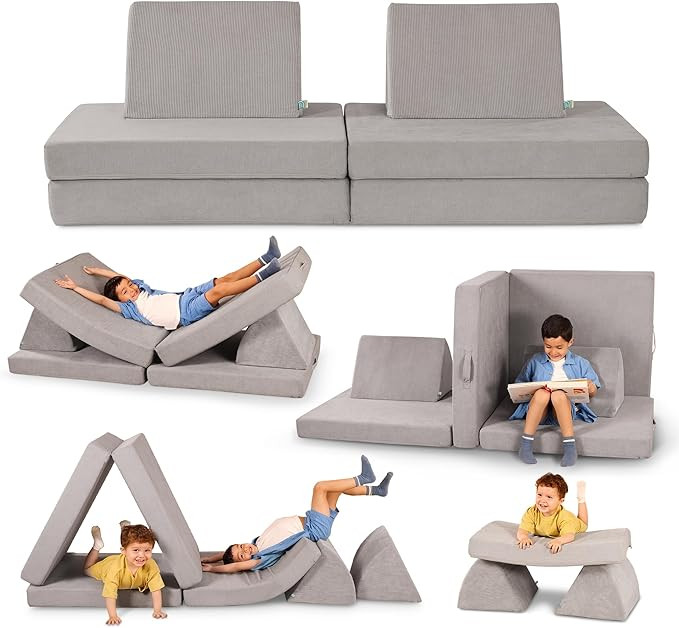 B. toys – Foam Fort Playset – Modular Foam Building Set – Sensory Fabric Covers & Handles ... | Amazon (US)