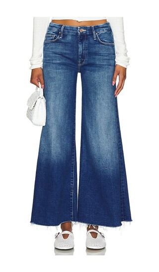MOTHER Petite Lil' Roller Fray in Blue. - size 30P | Revolve Clothing (Global)