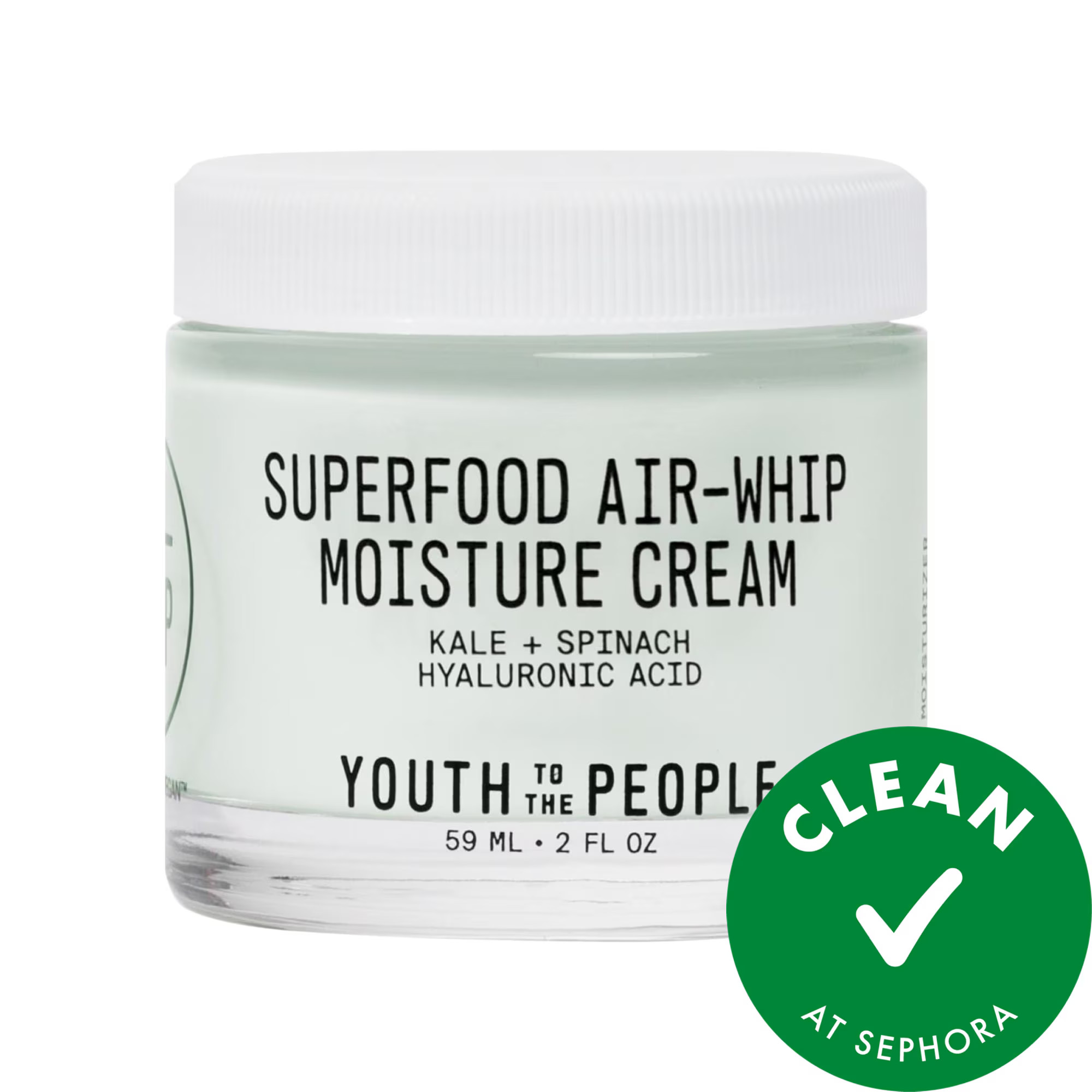 Youth To The People Superfood Air-Whip Lightweight Face Moisturizer with Hyaluronic Acid 2 oz / 59 mL | Sephora (US)