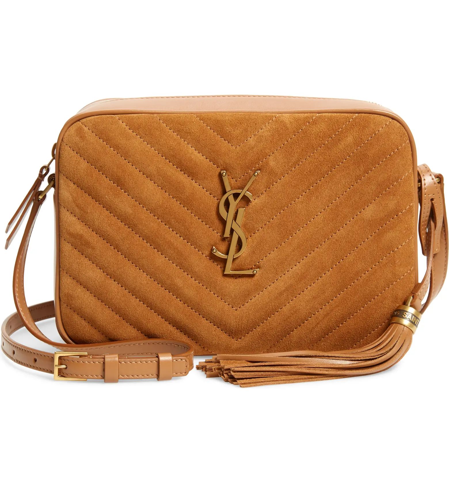 Lou Matelassé Suede Crossbody Camera Bag | Nordstrom